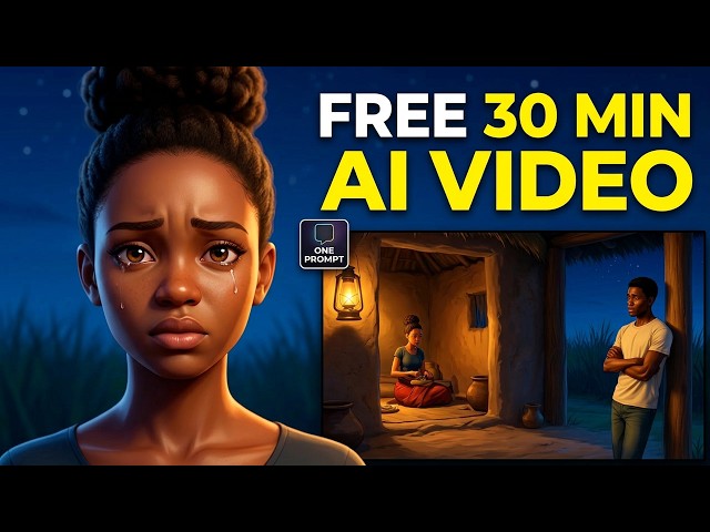 Create 30 MINUTES Long AI-Animated Videos Using Completely FREE AI Tools With ONE PROMPT