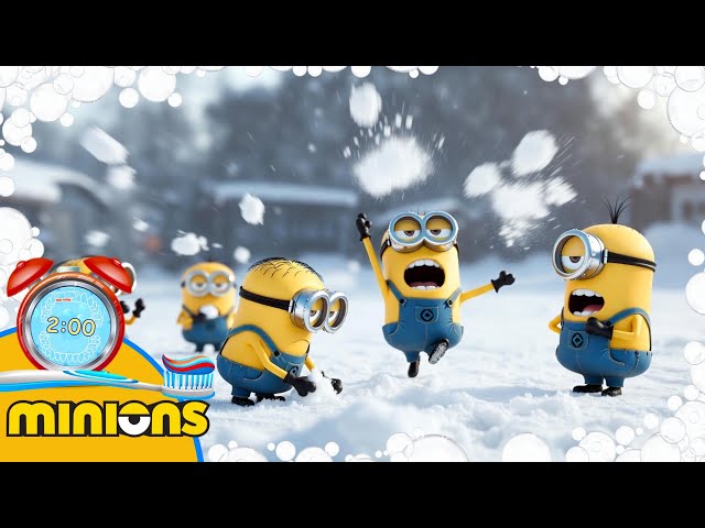 Minions Winter fun 2 Minute Toothbrush timer with Music