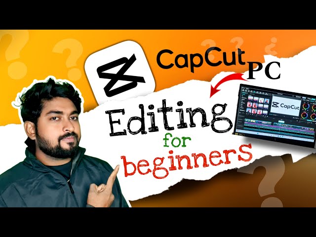 Capcut pc Editing tutorial For new users part 1| free | Hindi | No Watermark