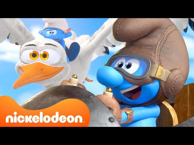 The Smurfs’ Outdoor Adventures 🍄 | 90 Minutes | Nicktoons