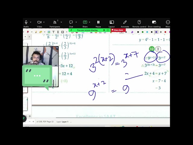 Make bases equal for exponential equations | One equation, two disguises