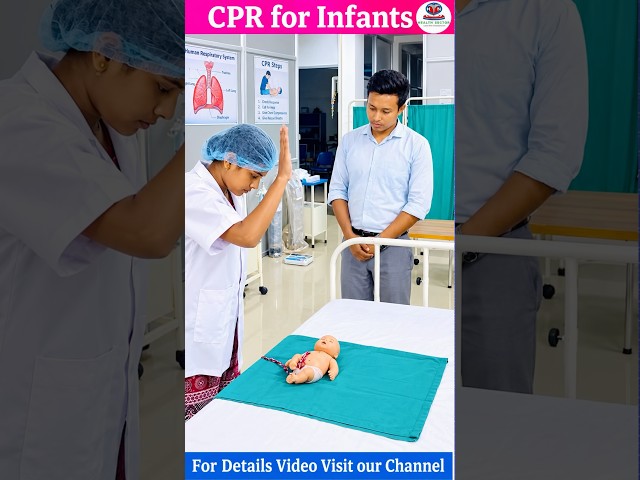 How to Perform CPR for infants | CPR for Infants | Health Sector