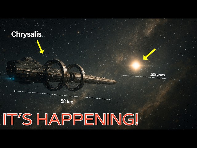 Meet Chrysalis: The spaceship that could be humanity’s one-way ticket to a 400-year to space!