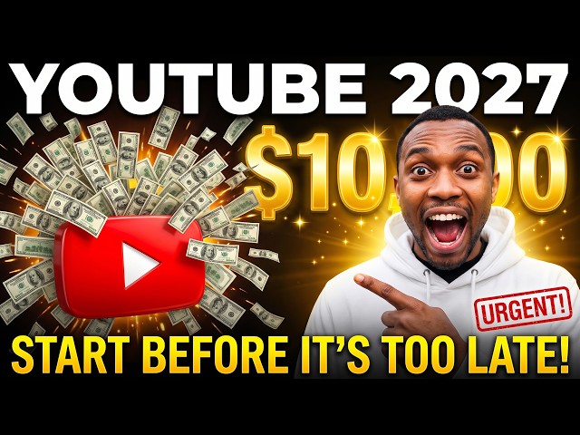 WHY YOU SHOULD START A YOUTUBE CHANNEL BEFORE THE END OF 2026