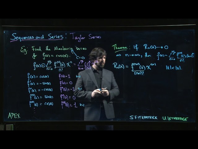 Sequences and Series: Taylor Series - 04. Equality of series and function