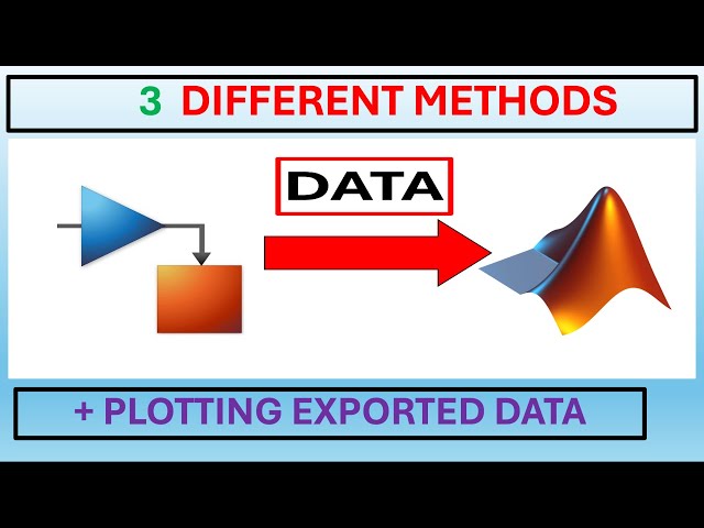 How to Export Data From SIMULINK to MATLAB Workspace & Plot it | SIMULINK TUTORIAL
