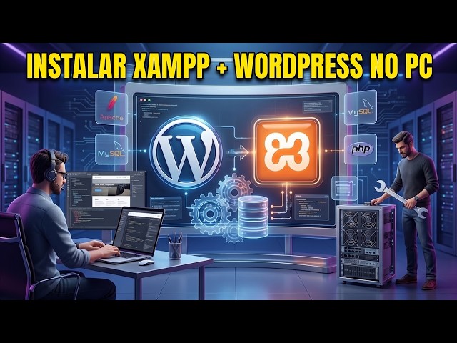 Como Instalar XAMPP + WordPress  no PC (Passo a Passo)