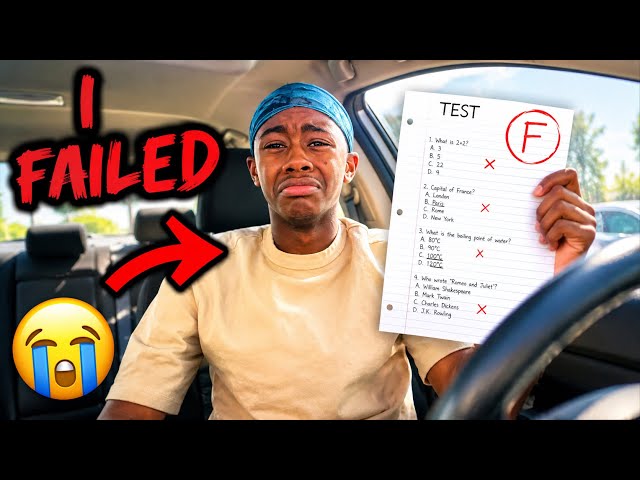 I FAILED…😞