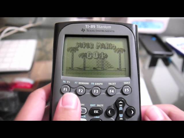 TI-89 Titanium Episode 4: How to Run Programs (Super Mario)