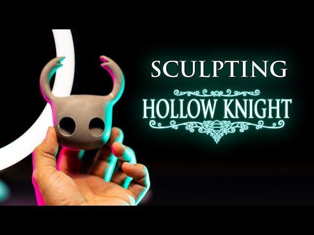 I sculpted a clay HOLLOW KNIGHT (112% Success!)