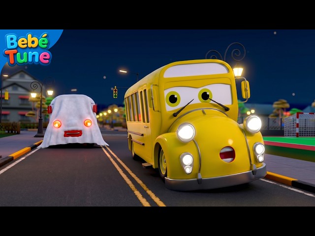 Drive Drive Bus | Funny Ghost Bus Song for Kids | Bebetune Nursery Rhymes