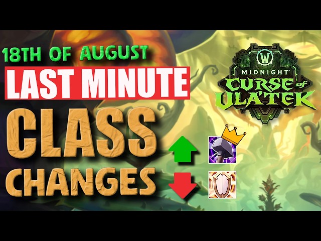 Last Minute Class Changes - RET PALLIES ON THE RISE & Hotfixes| S2 - Patch 12.1