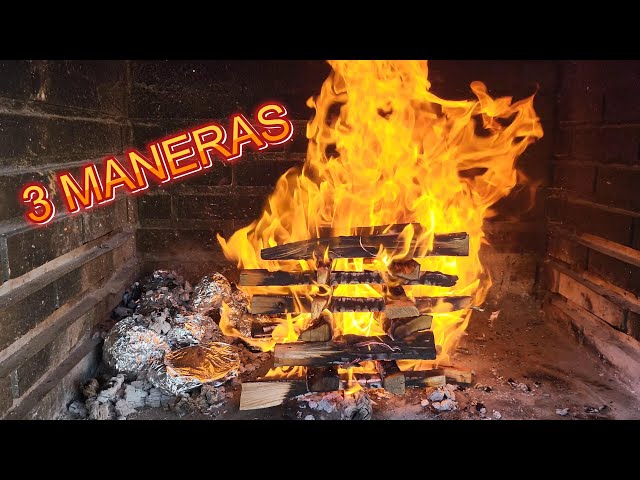 HOW TO LIGHT THE FIRE 3 different ways