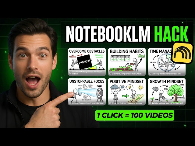 NotebookLM Just Became a VIRAL Stickman Video Engine (FREE)