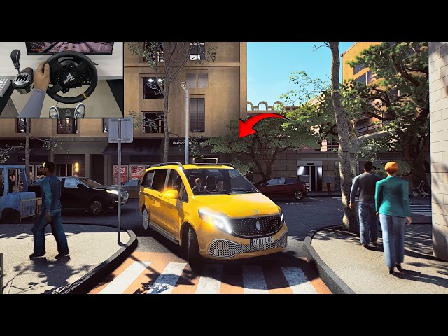 Mini Bus Taxi Driving - Taxi Life A City Driving Simulator | Thrustmaster TX Steering Wheel Gameplay