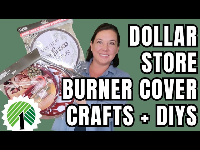 Dollar Store Christmas Burner Cover Crafts