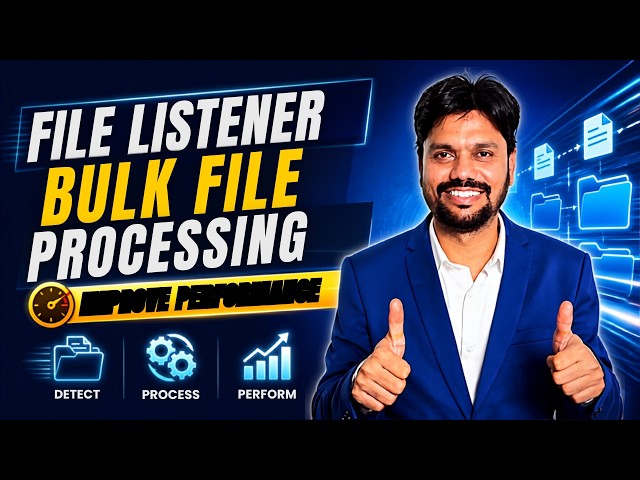 Pega Real-Time Scenario #4 | Bulk File Processing & Performance Optimization | Interview Question