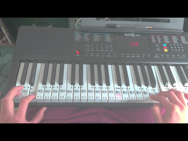 Fortnite Orange Justice on keyboard | Piano | Fortnite emotes on piano easy