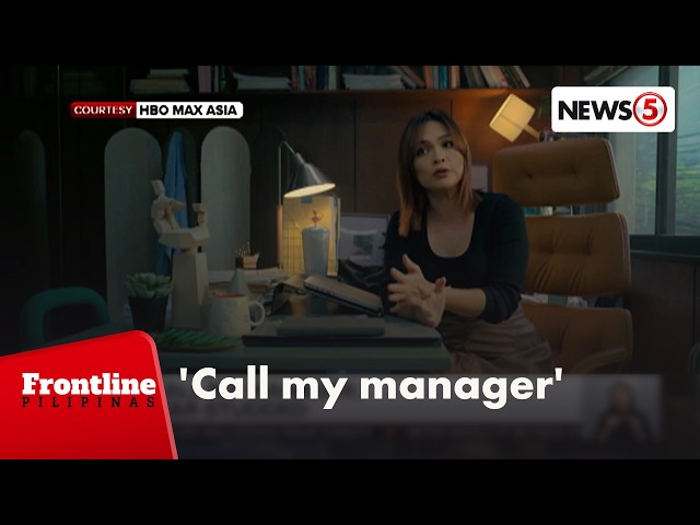 Judy Ann Santos, nag-enjoy sa papel sa ‘Call my Manager’ | Frontline Pilipinas