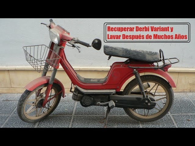 Recovering and Cleaning a Derbi Variant After Many Years