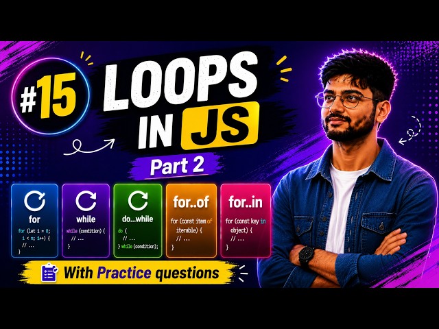 Loops in JavaScript for Beginners | JavaScript Loops Explained | Part 2