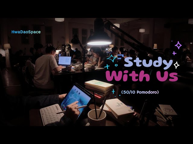 2-HOUR STUDY WITH ME☕ | Surrounded by Focused Minds at a Silent Café | No Music | Pomodoro 50/10