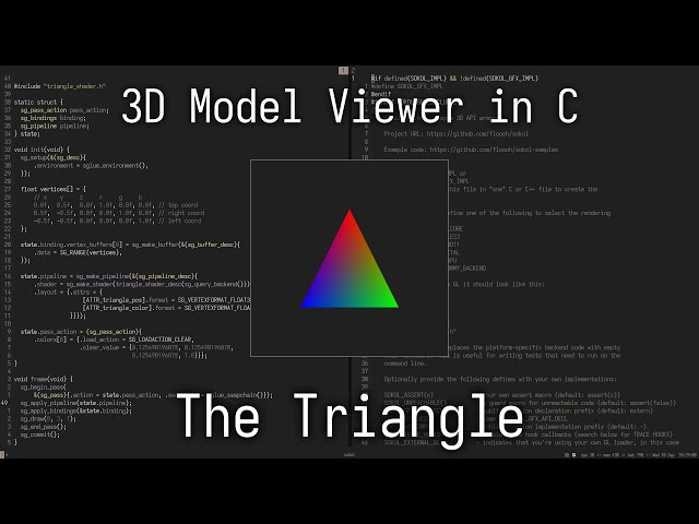 Making a 3D Model Viewer in C | Ep. 2