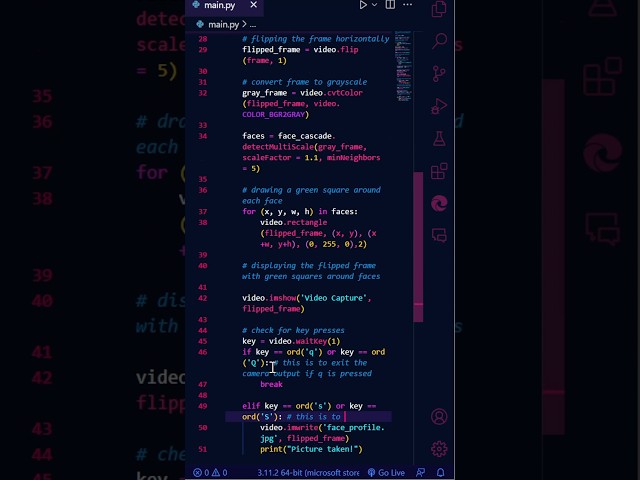 Face Detection in 2 minutes using OpenCV | Python | Speed Codes. #pythonprogramming #opencvpython
