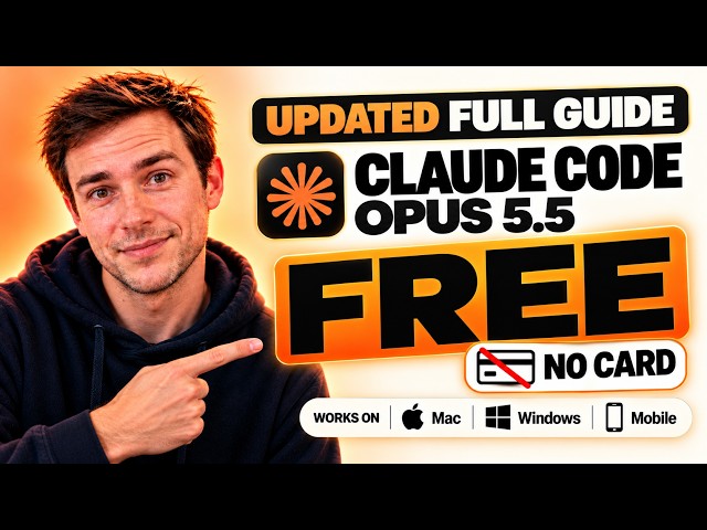 No Credit Card?! Claude AI FREE Unlimited + Opus 5.5 (Detailed Guide)