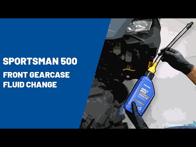 2027 Sportsman 500 | Front Gearcase Fluid Change | Polaris Off Road Vehicles