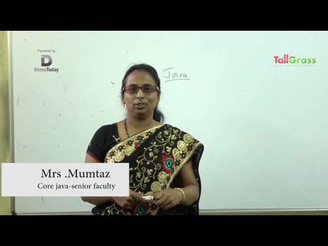 TallGrass Soft Pvt Ltd_Course video_Core_Java_Powered by Demotoday