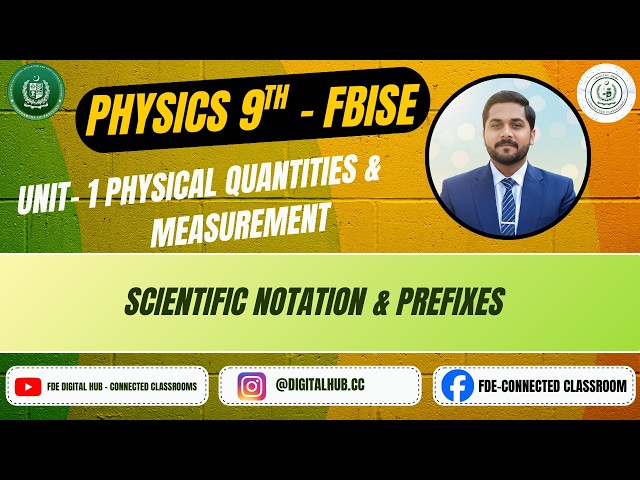 Scientific Notation & Prefix | Unit 1 | Physics | Grade 9 | FBISE | FDE