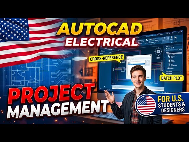 AutoCAD Electrical Project Management Tutorial | Cross-Reference, Surfer & Batch Plotting