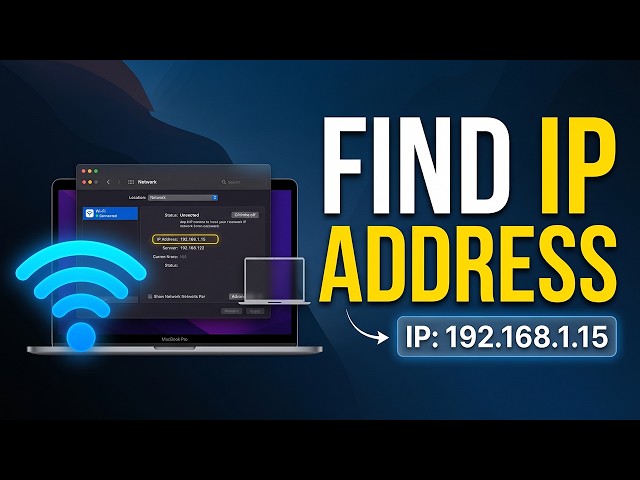 How to Find IP Address on a Mac + Find MAC Address