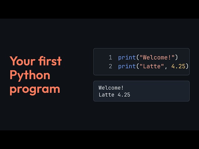 Python print Statement for Beginners: Your First Program (Code Along)