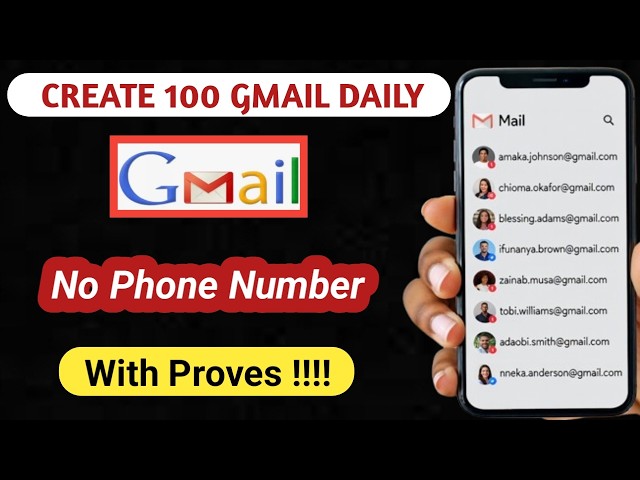follow this 4 Steps to Create unlimited Gmail Account 2026/ Create Gmail Account no phone number