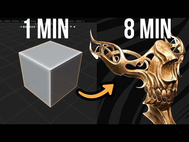 This Technique Makes Modeling 10X Easier — Blender and Zbrush Guide