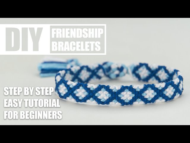 Diamon Zigzag | Friendship Bracelets Step by Step Tutorial | Easy Tutorial for Beginner