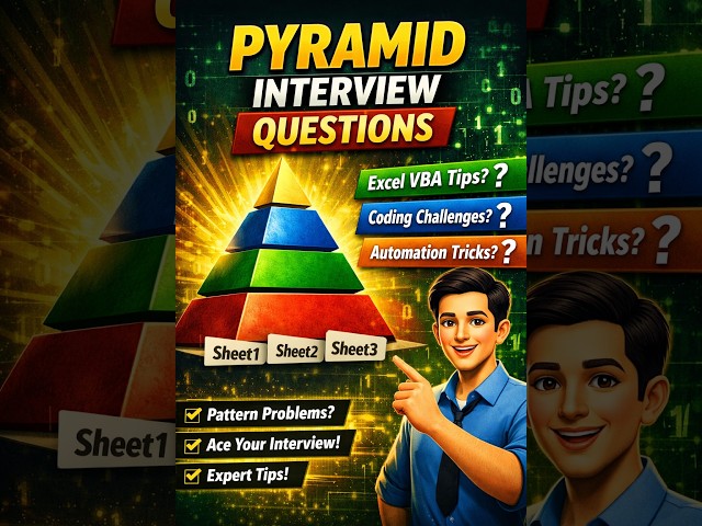 Top Pyramid Interview Questions | Excel & VBA Explained