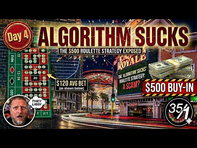 The Algorithm Sucks - Day 4 - Roulette Strategy