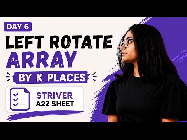 Day 6 of Striver A2Z 🚀 | LeetCode 189 Rotate Array | ALl Approaches💡