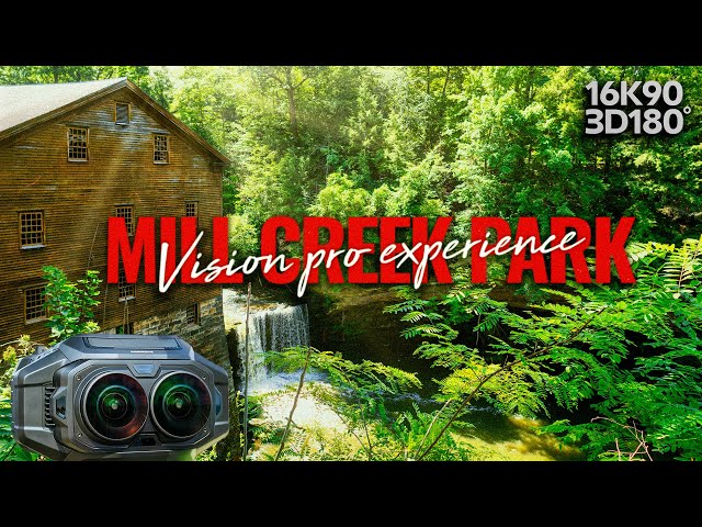 Explore Mill Creek Park in 3D: Shot on URSA Cine Immersive | Vision Pro Experience