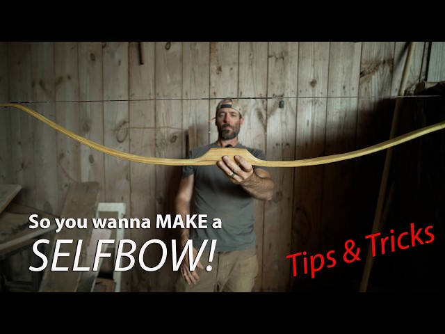 Osage Orange Selfbow Build | Layout to Tillering
