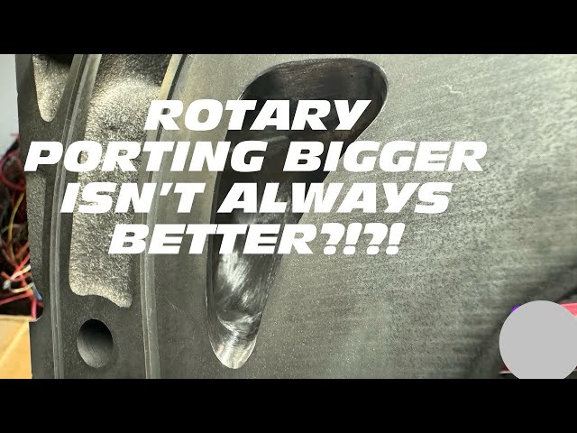 Porting Turbo Rotary Engines, explained Bridge Port and Street Port for my engine program.
