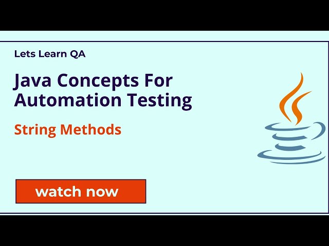 Java - String Methods