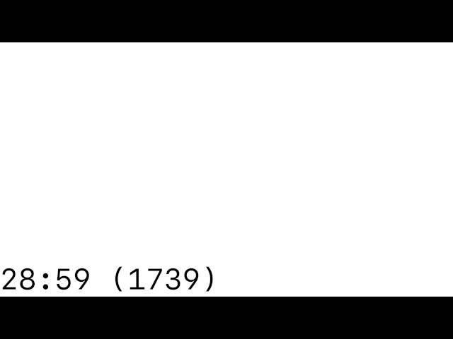 Frame Counter [4K, 60 FPS] – 01:00