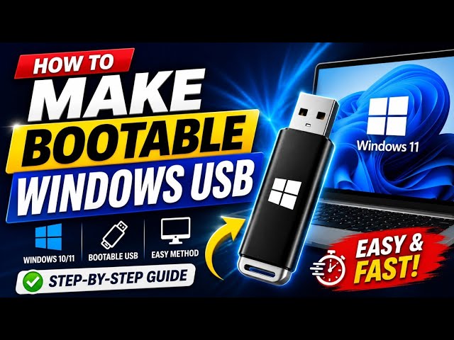 How to make a bootable usb windows with rufus | Easy Step-by-Step Guide 2026