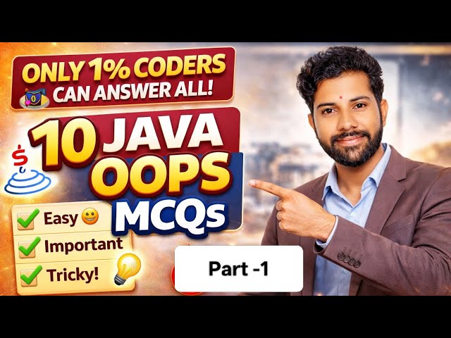TCS NQT Top 10 Java MCQs 💻 | MNC's Interviews #interview #viral #shorts #hrinterview #trending 
