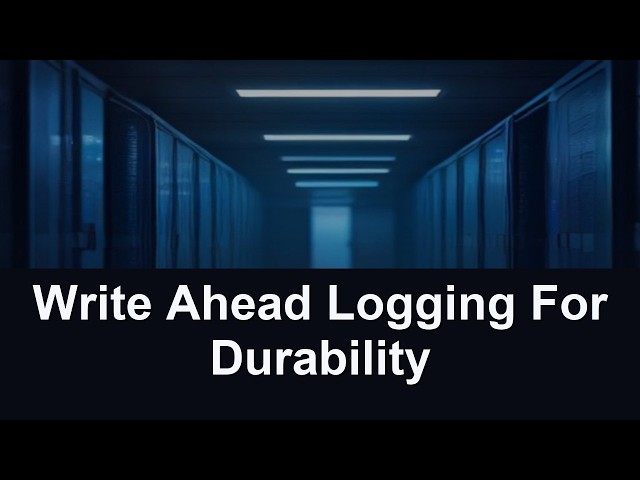 Write Ahead Logging For Durability