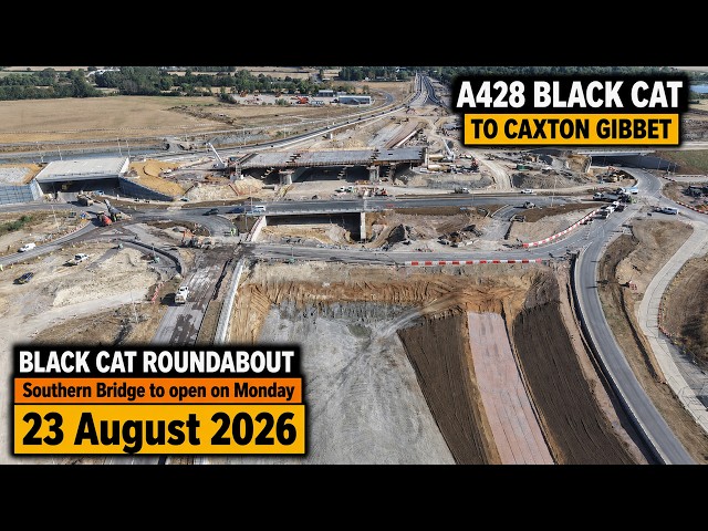 A428 Black Cat Roundabout Update | Weekly Construction Update 23 August 2026